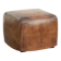 Sheepskin design ottoman with a very beautiful patina and stunning colours