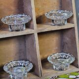 Glass candle holders