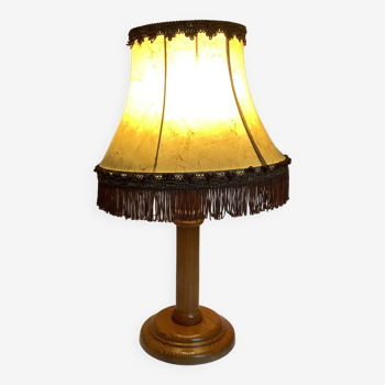 Scandinavian wooden lamp