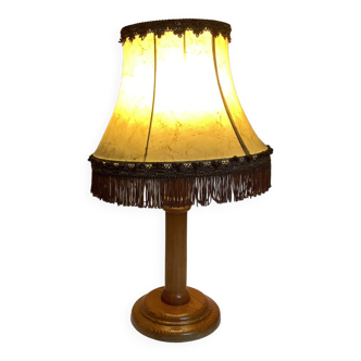 Scandinavian wooden lamp