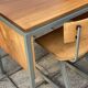 Vintage Industrial Style Office Desk and Chair