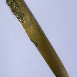 Paper cut opens letter bronze gothic gargoyle signed M. Arvisonet