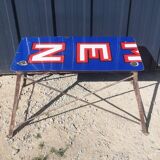 Industrial enamelled plate table