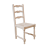 Cream wood chair