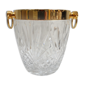 Champagne bucket in cut crystal
