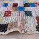 Colorful Boucherouite Moroccan rug - 87 x 190 cm