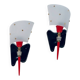 Pair of Pierre Guariche wall lights, 1950s