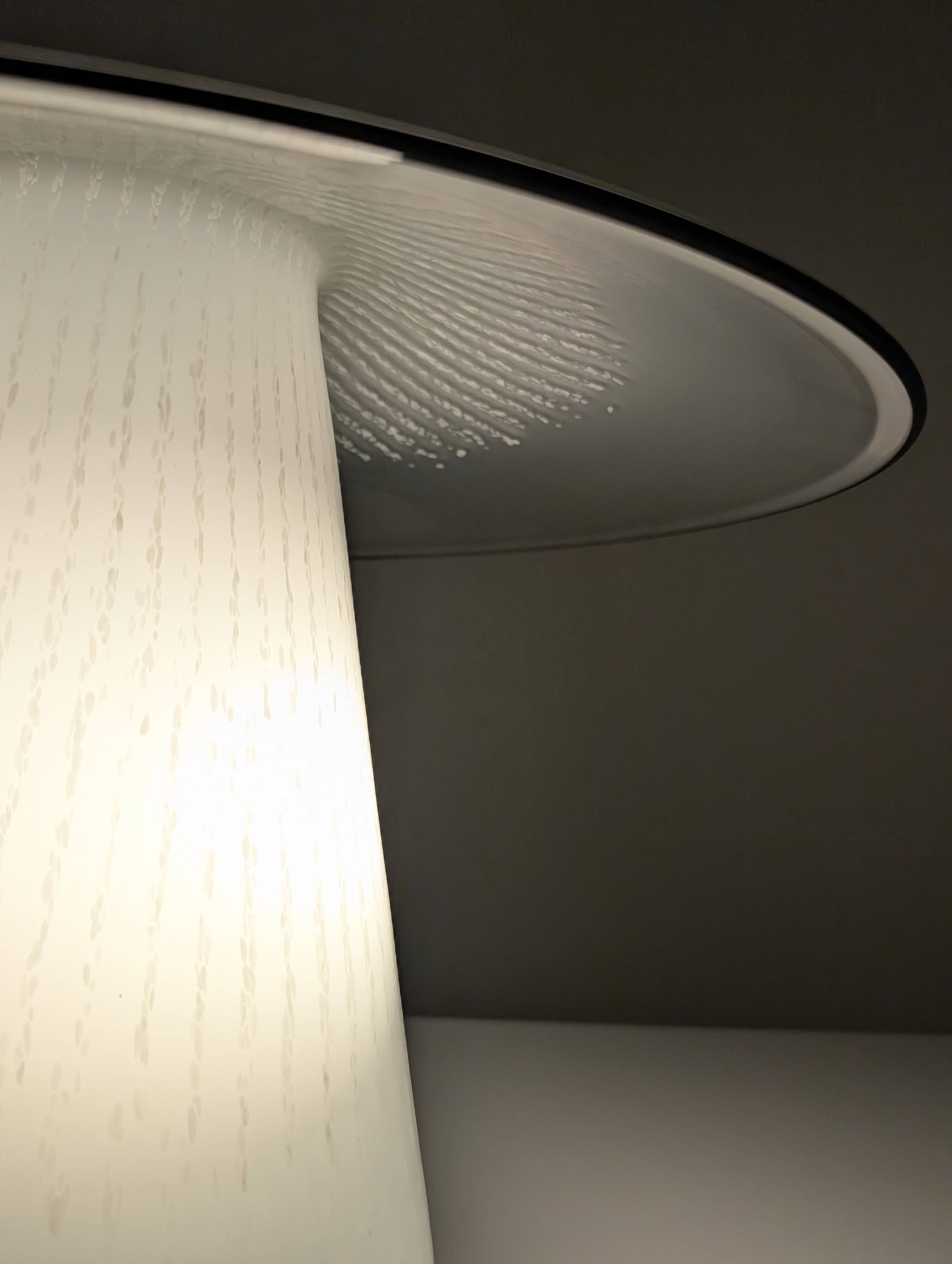 Murano Glass Mushroom Lamp with Jellyfish Effect, 1980s