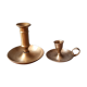 Pair of brass candlesticks