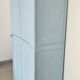 Armoire parisienne àcienne lingère meuble rangement vintage bleu