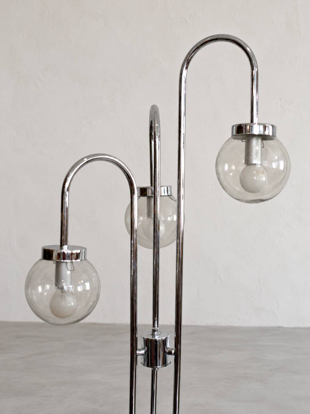1970s "cascade" floor lamp