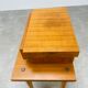 Scandinavian bedside table 50s blond wood
