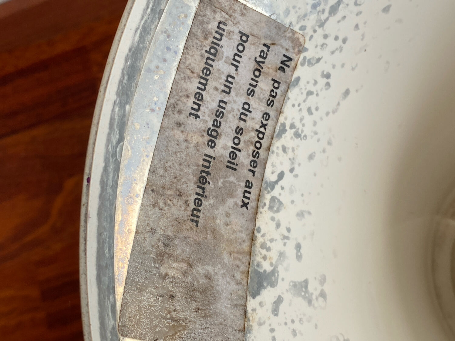 Tam-tam chrome purple stool