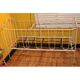 Vintage children's bed with white patina