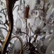 Louis XV-style bronze cage and crystal Baccarat chandelier