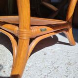 Table basse en bambou