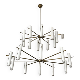 White chandelier ERIC brand JLC