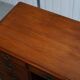 Small Victorian desk in solid walnut with drawers.