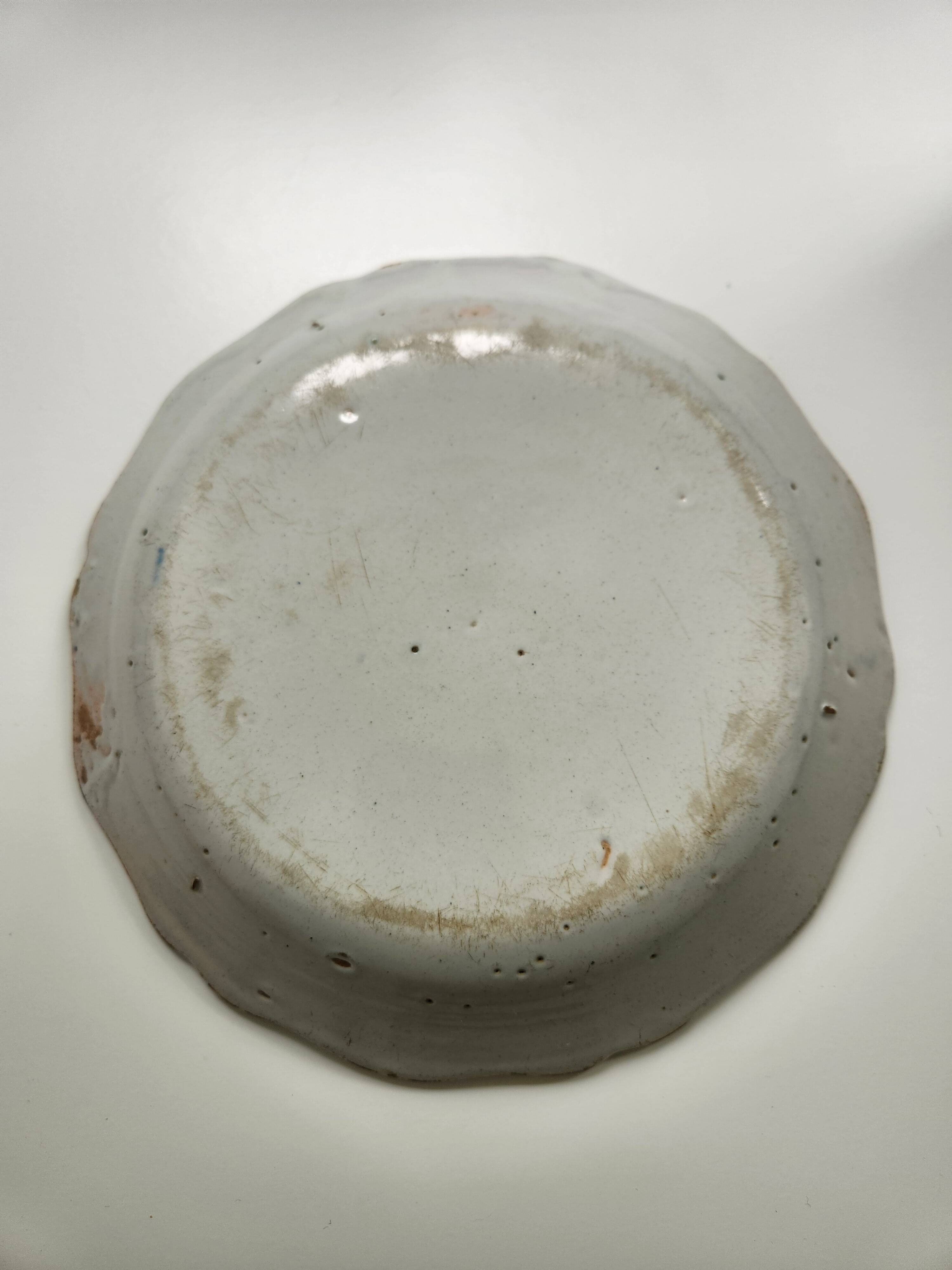 Antique Nevers faience plate