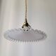 Pendant in serrated opaline