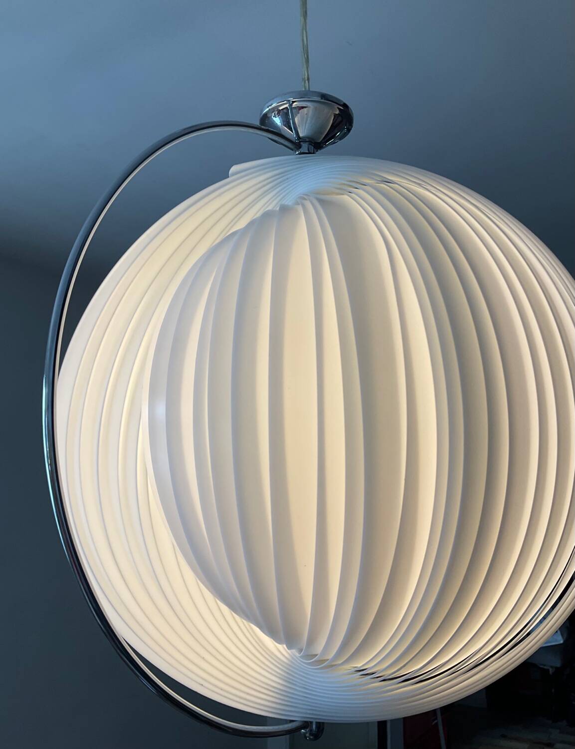 Moon pendant light by Kare design from the 80s