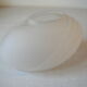 Old glass vase Art Deco style 22 cm deco desk living room