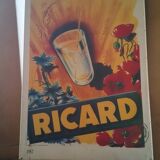 Ricard enamel plate