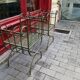 Pair of curule garden stools