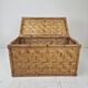 Mid-Century Italian Woven Rattan and Bamboo Blanket Chest or Trunk, 1970's