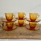6 espresso cups vereco france
