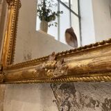 Louis Philippe Flowered Mirror 19th 84x150cm