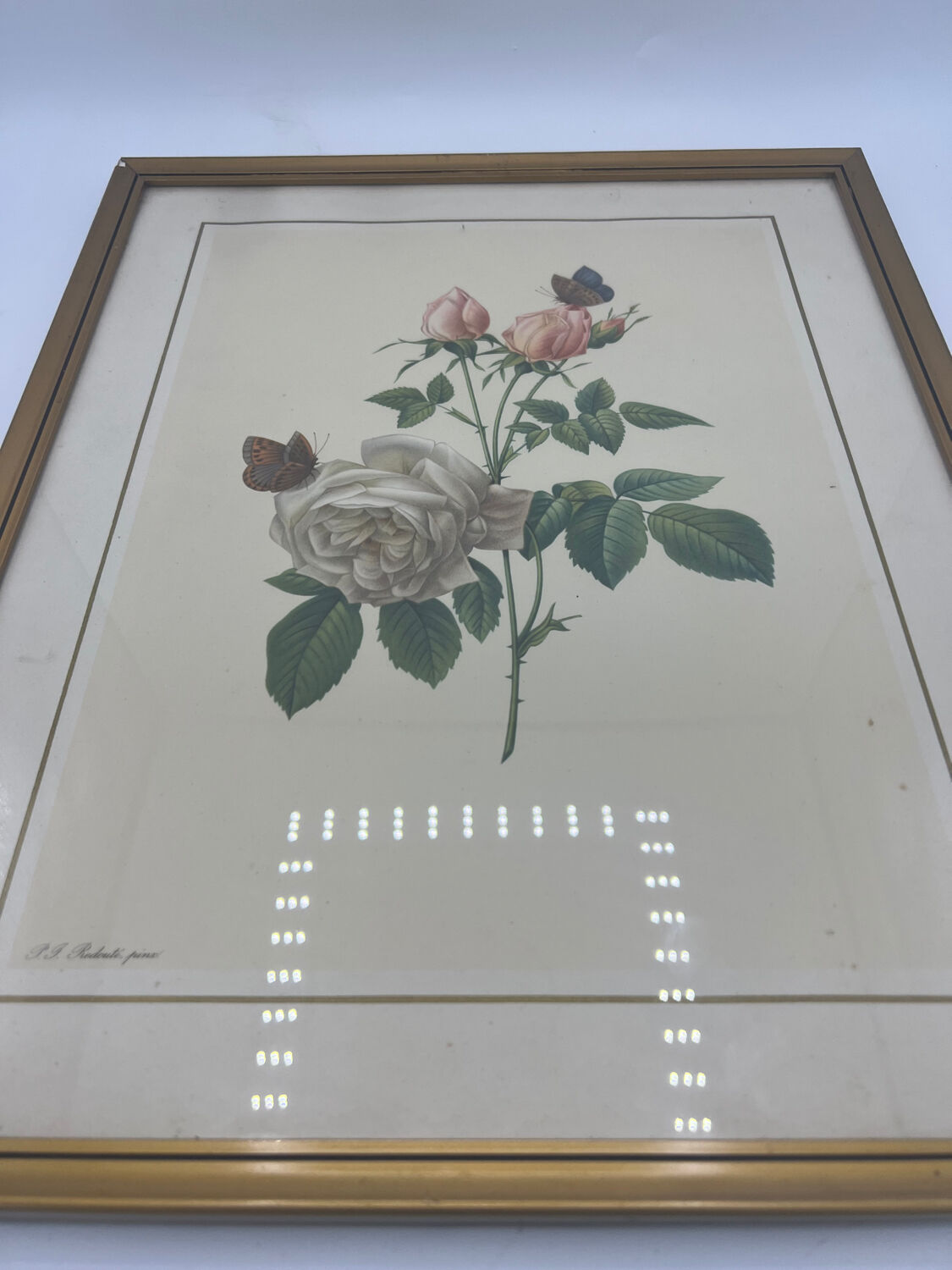 Vintage lithography frame