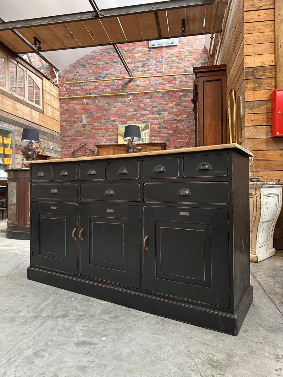 Workshop furniture from the early 20th century.