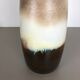 Vase de sol en céramique multicolore 284-47 fabriqué par Scheurich, années 1970