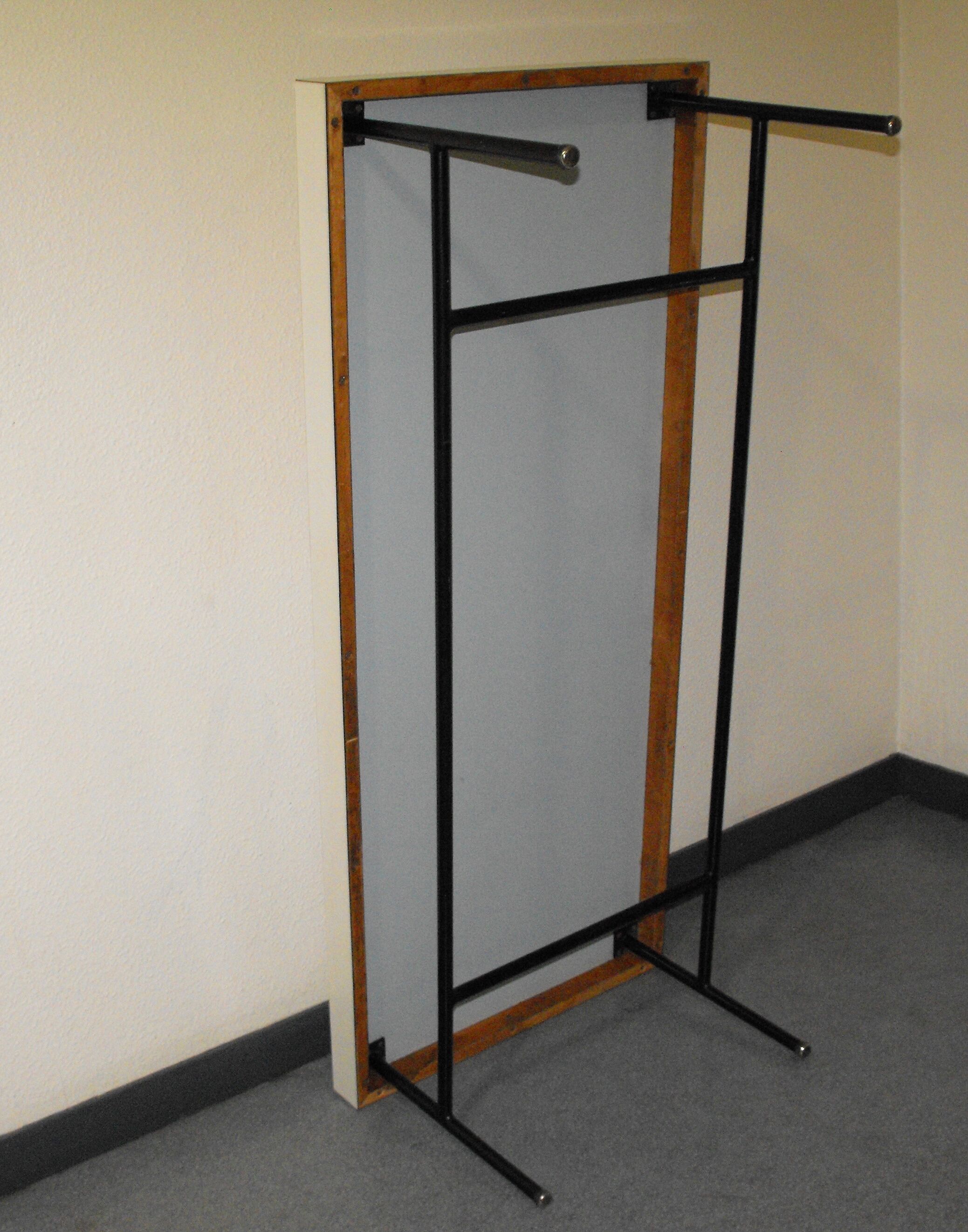 Table low vintage 60 years white melamine