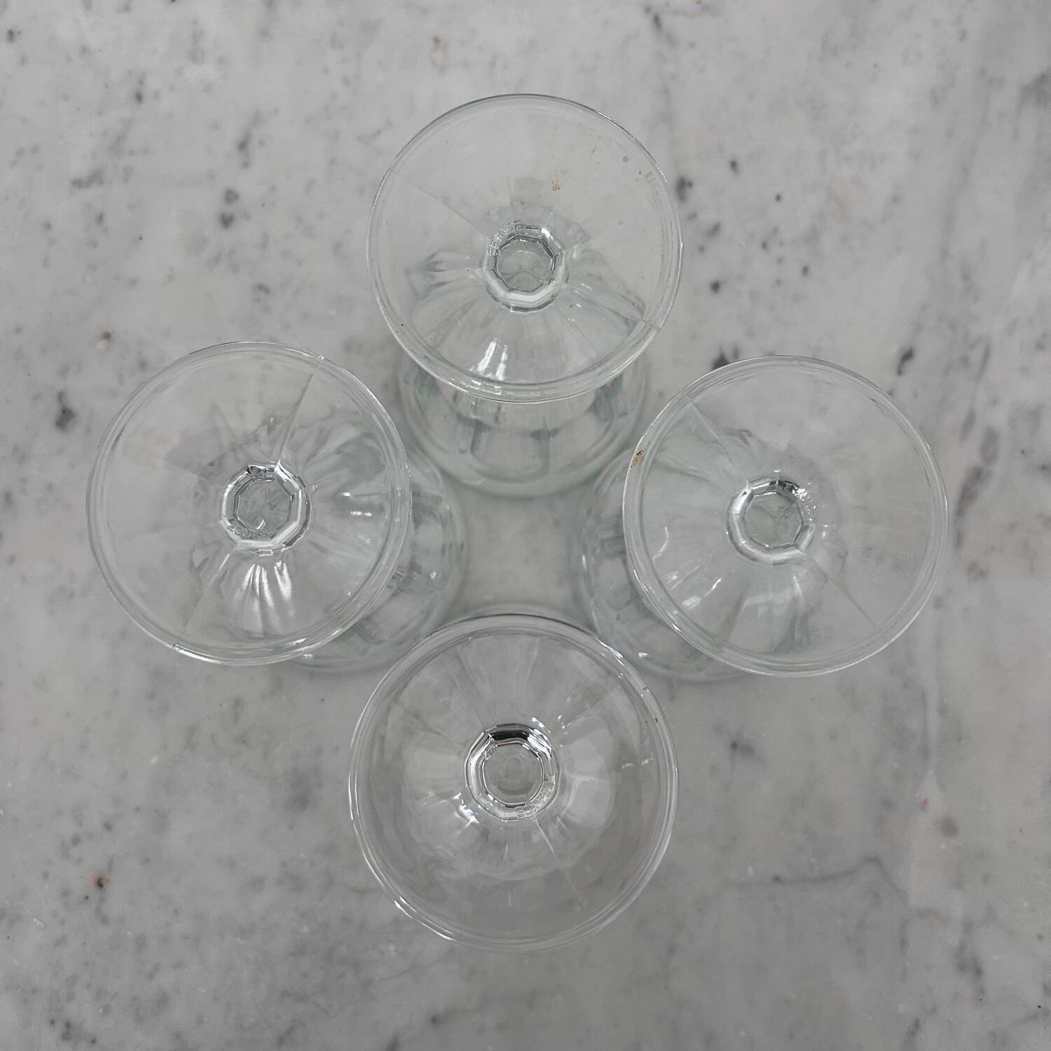 Set of 4 water and wine glasses Habitat