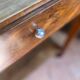 Petite console en noyer epoque art deco