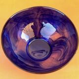 1970s modernist cut explosion of shades of blue
