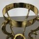 Hollywood Regency solid brass umbrella stand, Italy, 1970s