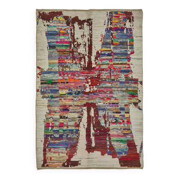 Handwoven Turkish Recycled Boho Rug 205 cm x 304 cm
