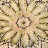 Cream & Light Yellow Turkish Vintage Rug, 215x320Cm