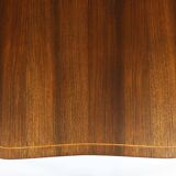 Oswald Haerdtl x Hagenauer Vienna coffee table in brass and walnut, Austria, 1950s