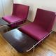 Tolozan armchair pair – Éric Jourdan – Ligne Roset 2002 – aluminium structure