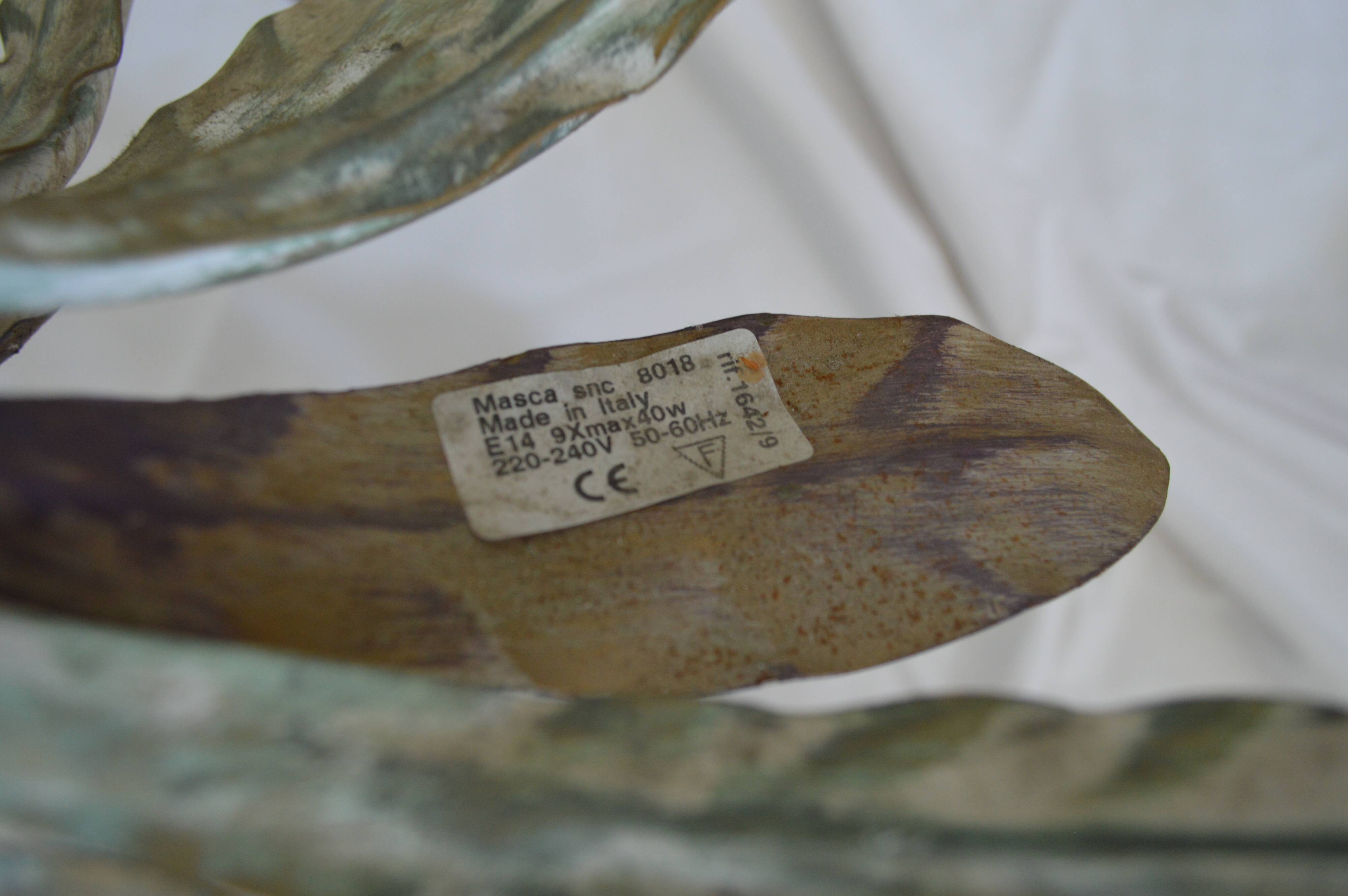 Italian ceiling lamp masca