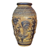 Ancien très grand vase céramique West Germany