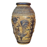 Ancien très grand vase céramique West Germany