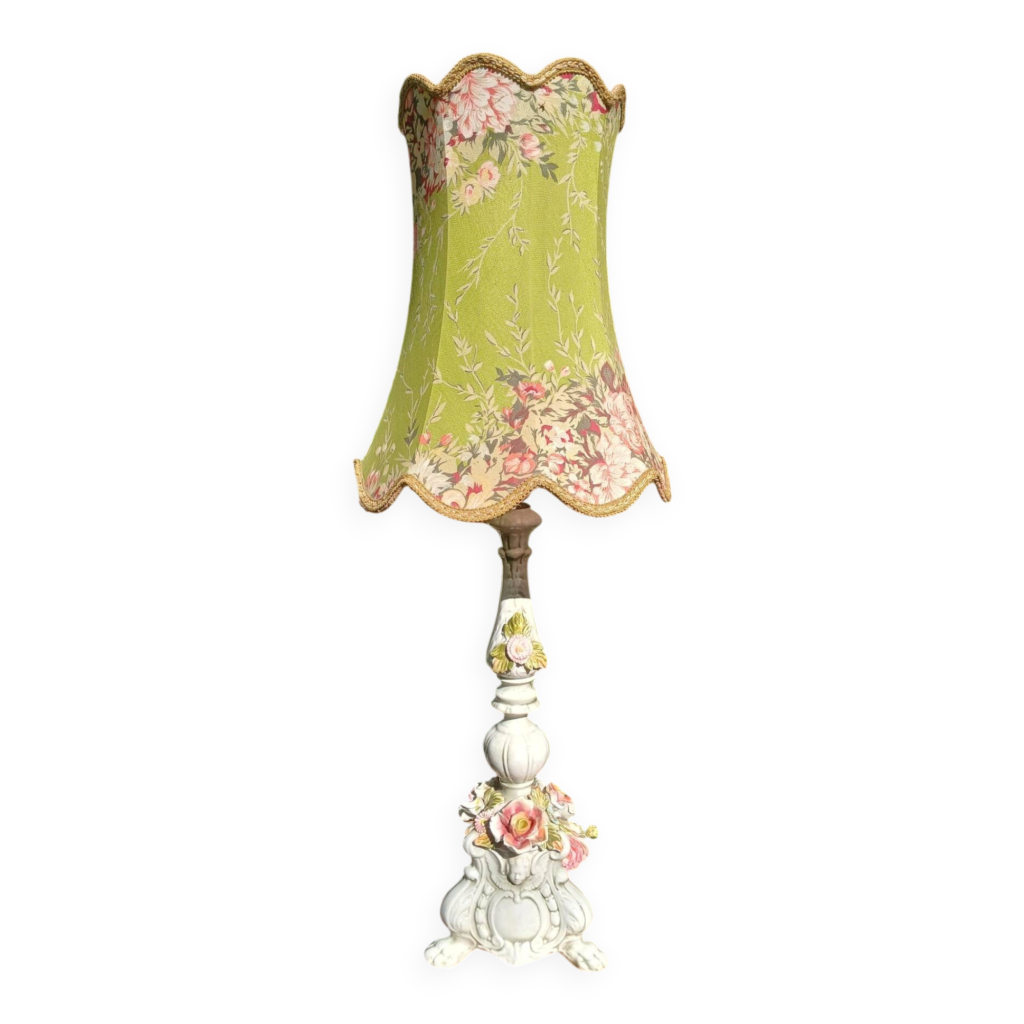 Lampe ancienne en ceramique italienne 