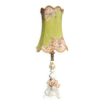 Antique lamp in Italian ceramic
