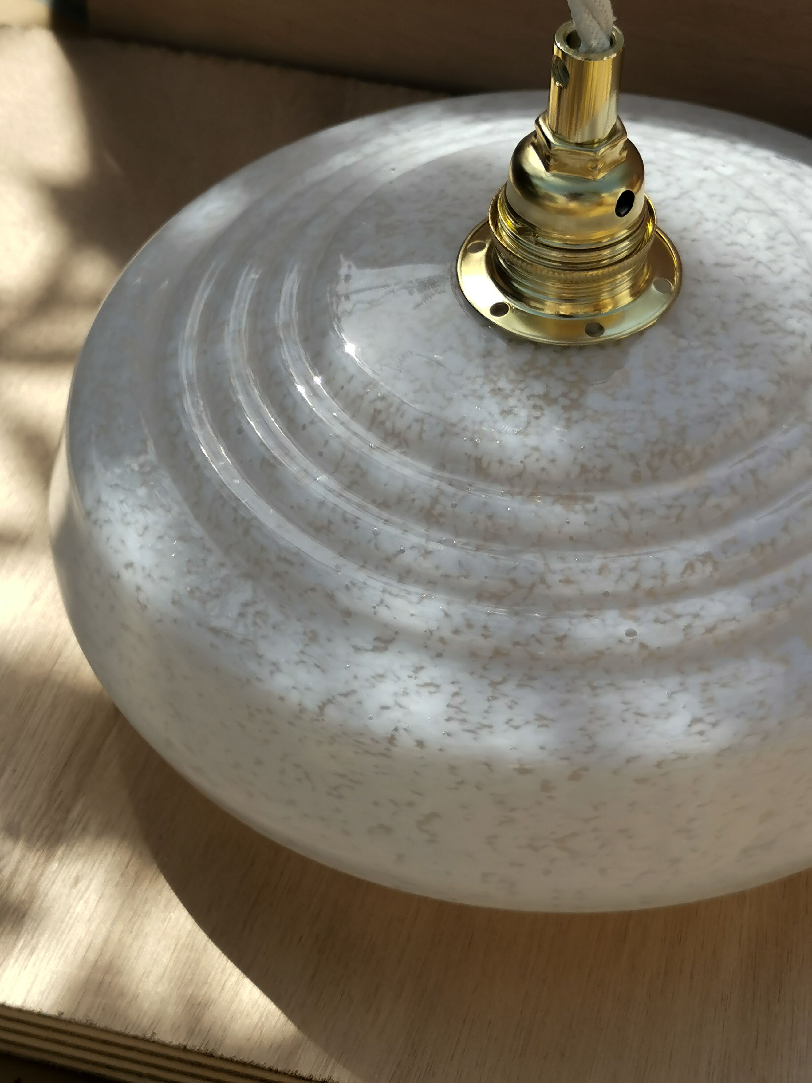 Round walkman clichy glass