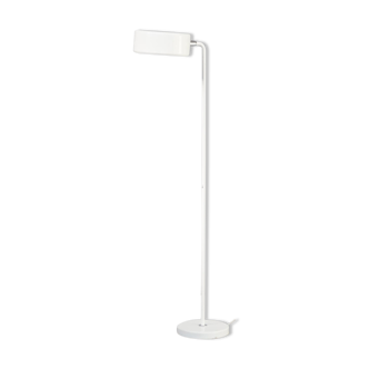 80s Anders Pehrson ‘olympia’ white metal floorlamp for Atelje Lykthan